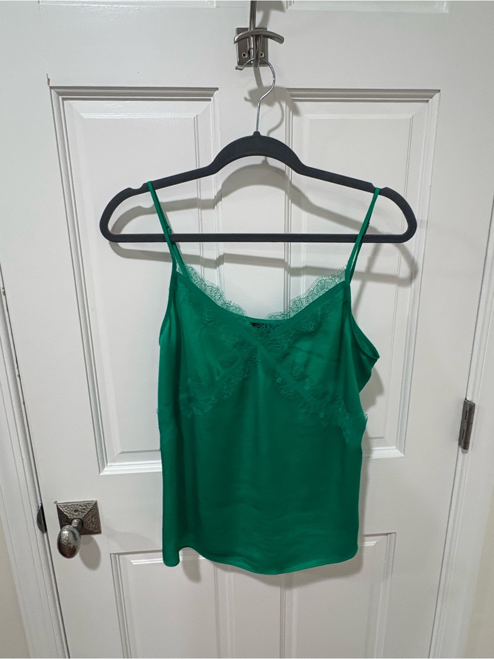 Ted Baker London Emerald Green Lace-Trim Camisole